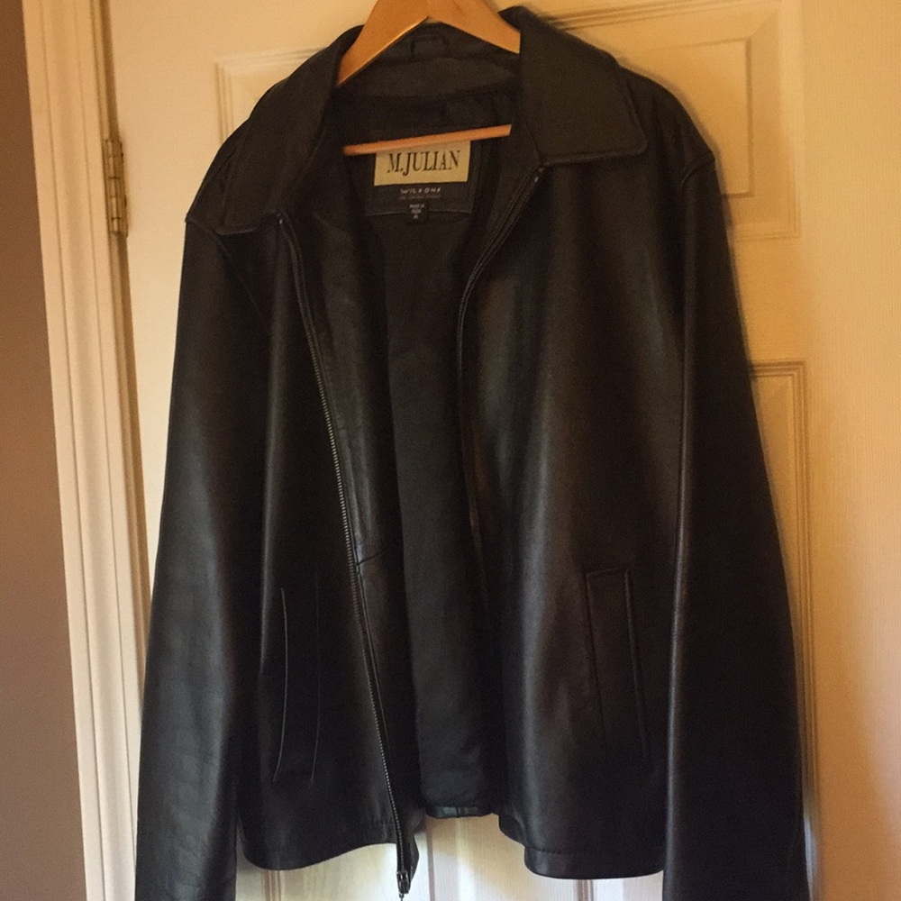 Men’s Black Leather Jacket